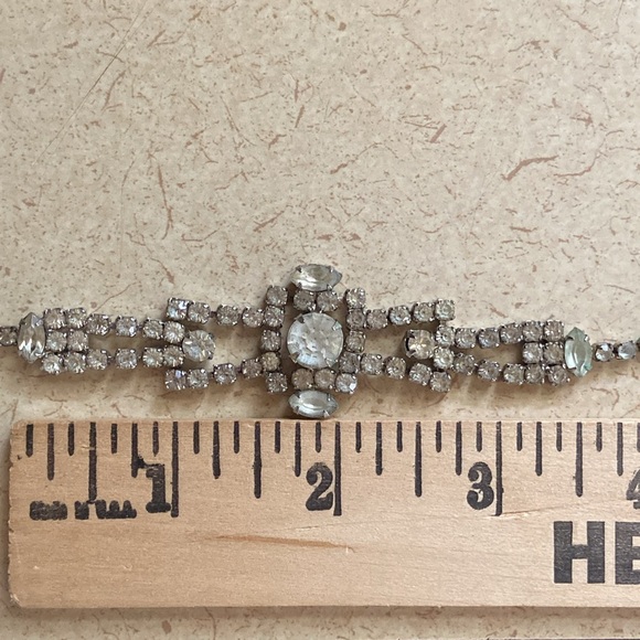 Gorgeous Vintage Rhinestone Glam Necklace - Picture 8 of 10